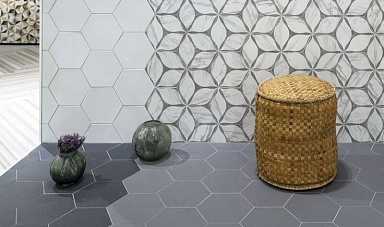 Керамогранит Oset Versalles HEX Grey 20x24