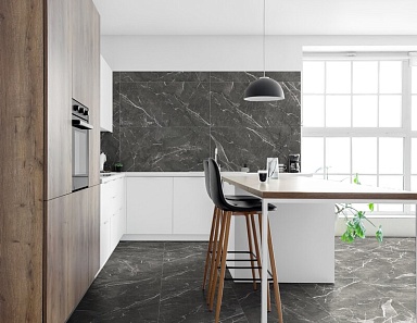 Керамогранит Global Tile GT1206019809MHRR Oscar Темно-серый матовый 60x120