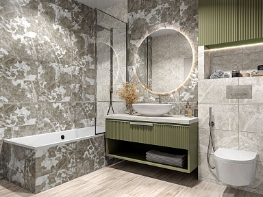 Керамогранит Global Tile GT210VG Action Серый 30x60