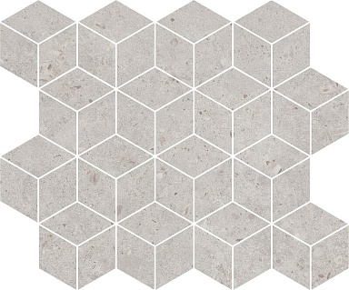 Kerama Marazzi T017/14053 Декор Риккарди мозаичный серый светлый матовый 45x37,5