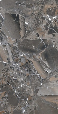Керамогранит Global Tile GT120606813MCR Opera Серый карвинг 60x120