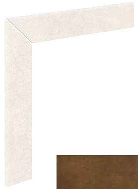 Плинтус Exagres Zanquin Ingletado Recto Cosmos Corten R11 596х596х11