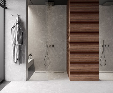 Керамогранит Laparet Marble Grey PRO серый матовый R11Soft 60х120