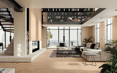 Плитка Atlas Concorde Italy AX18 Log 3D Pleat Amber Oak Matt 50x120