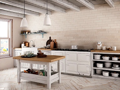 Декор Gayafores Rev. Deco Bricktrend White 8.15x33.15
