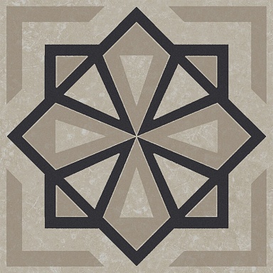 Kerama Marazzi KMD3STA050GN Декор Касабланка серый светлый матовый 9,8x9,8x0,7