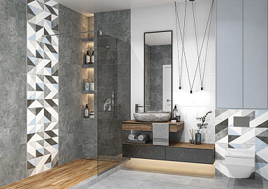 Плитка Delacora WT15LEN15R Leon Gray 246*740*9,8