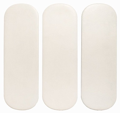 Плитка DNA Tiles 136316 Calema Oval White Matt 5,2х16