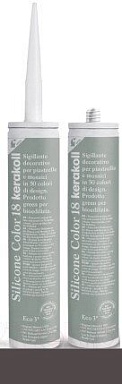 Смеси и затирки Kerakoll Silicone Color Fugabella Color герметик 38 310мл