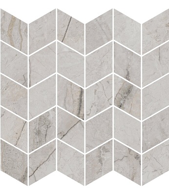 Kerama Marazzi KMD2MSM007BR Декор Ифран мозаичный серый светлый глянцевый обрезной 30x31,2x0,9