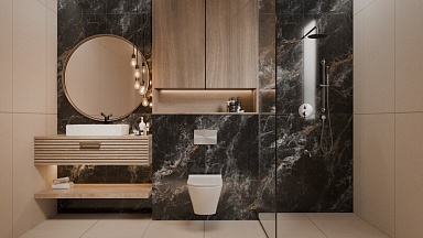 Керамогранит Protiles PT12S985 Mirage Black Pol 1200х600х9