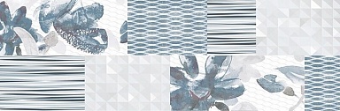 Декор Polcolorit DN-CRISTAL BL WAVE 24.4x74.4