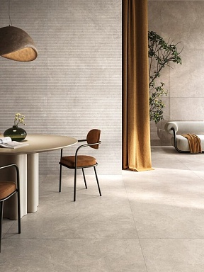 Керамогранит Refin RL26 Etherea Stripe White 3D R 60x120