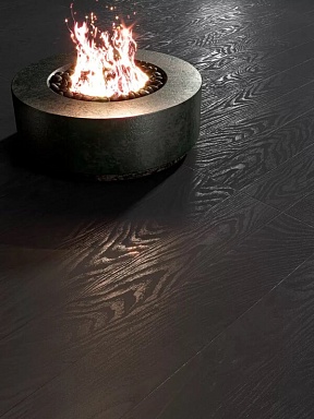 Керамогранит Kerama Marazzi KM2012G0011R Манифик вуд чёрный матовый обрезной 20x119,5x0,9
