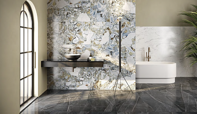 Керамогранит Vitra K951845LPR01VTEP CityMarble Калакатта Блэк 7ЛПР R9 60x120