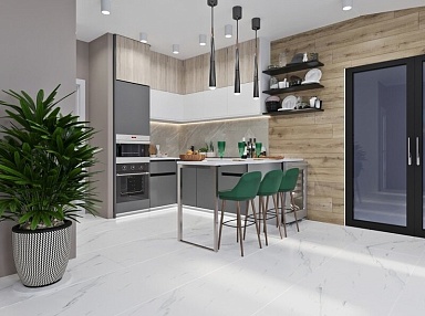 Керамогранит Graniser 3099 Marmo Calacatta Grande White Polished 60*120