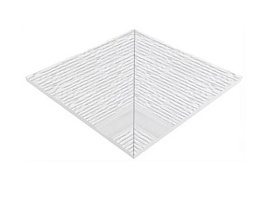 Бордюр Serapool 122-8000IK Внутренний угол поручня Apache Unglazed 24,5x24,5