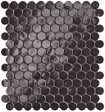 Мозаика FAP Ceramiche fROK Glim Lavagna Round Mosaico Brillante 29,5x32,5