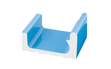 Декоративная вставка Serapool K401 Поручневый водоотводный канал Light Blue 29x24,5