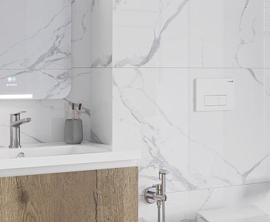 Керамогранит Ceradim Calacatta Splendid Silver Белый Матовый 60х120