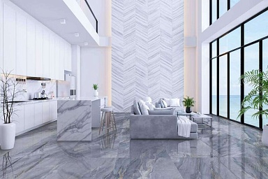Керамогранит A-Ceramica Azul Bahia High Gloss 9mm 60x120