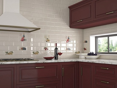Плитка Monopole Brillo Bisel Crema 10x30