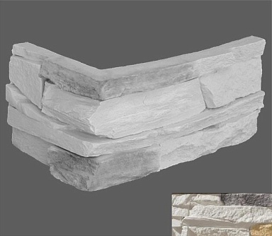 Искусственный камень Leonardo Stone Угловой элемент Корсика 055 20/10x10x3