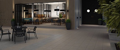 Ступень Exagres PELDANO RECTO MILAN GRIS 33х120