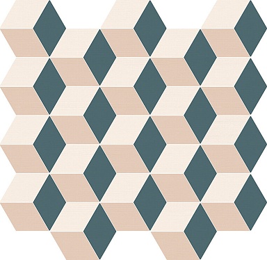 Декор Italon 600110000786 Element Mosaico Cube Cold 30,5x33