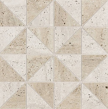 Мозаика FAP Ceramiche fTQS Materia Classica Beige Bianco Icon B Mosaico 30x30