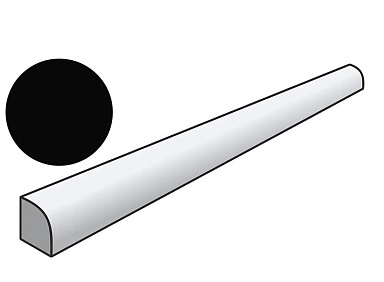 Бордюр Equipe 23175 Jolly Negro Mate 1,2x20