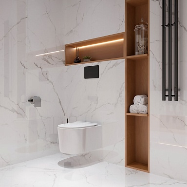 Керамогранит Arcadia Ceramica RT6015-A Statuario Fine Matt Rustic 60x60