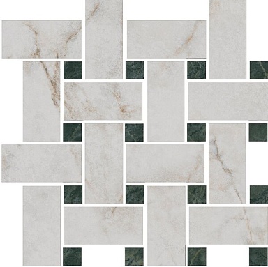Мозаика Kerama Marazzi T038/SG6540 Серенада мозаичный белый лаппатированный 32x32