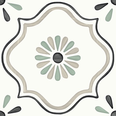 Керамогранит Harmony 31084 Tanger Sand Flower 12.3x12.3