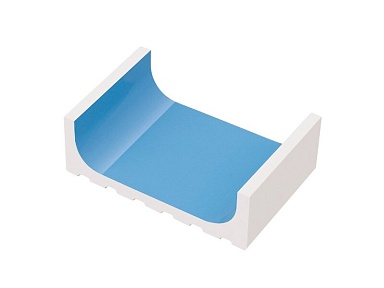 Декоративная вставка Serapool K551 1/2 часть переливного водоотводного канала Light Blue 18,5x12