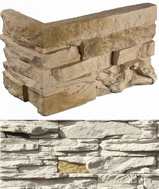 Искусственный камень White Hills 130-05 Уорд Хилл угол 10x29,5x10 (9x24x10)