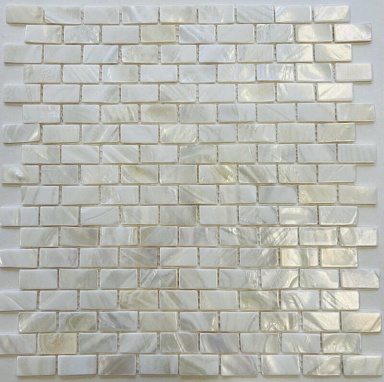 Pixmosaic PIX754 Мозаика из натурального перламутра 15x30 285х295x2