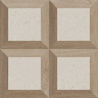 Керамогранит Versace PF60017066 V Stone Frame White Nat Rett 8.5mm 60x60