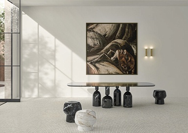 Керамогранит Apavisa Toko White Natural 59.55x59.55