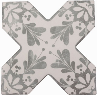 Декор Cevica Becolors Cross Dec. Stencil Grey 13.25х13.25
