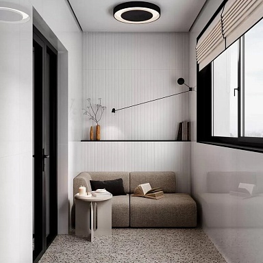 Плитка Kerama Marazzi KM6012B0031R Танжер 2 белый матовый структура обрезной 60x119,5x0,9