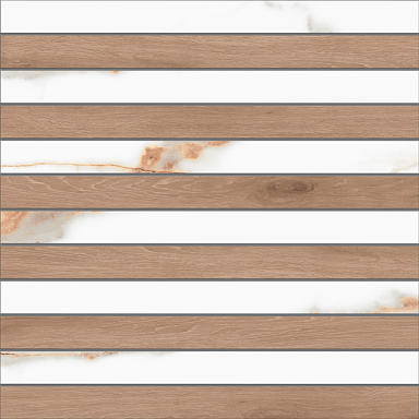 Ametis by Estima Мозаика SM03/SI01 Supreme Oak Fascia неполированная 30x30x1.0