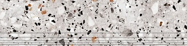 Ступень Kirovit NR0371 K Terrazzo Nova Серая 30x120