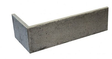 Клинкерная плитка Interbau INT575 Felsgrau угловой элемент 240/115х71х10