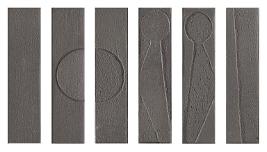 Керамогранит Settecento 118625 Koine Alphabet Lava 4,5x18,6