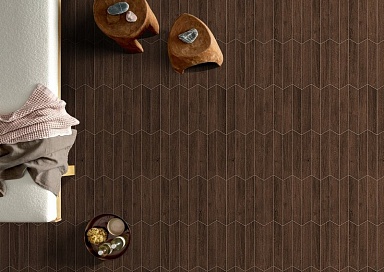 Керамогранит Ennface ENWD6028SR845 Norway Umber Matt Relief 80x450x8