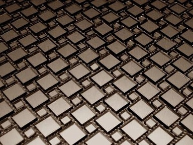 Vivere BB20 Мозаика зеркальная на сетке (2x2+1x1) 30.9x30.9