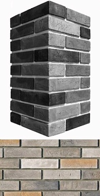Искусственный камень White Hills 350-85 Терамо брик угол 9x20,5x5.5