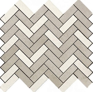 Декор Ragno Marazzi R060 Terracruda Mosaico Degrade Calce/Luce 33.2*128.8