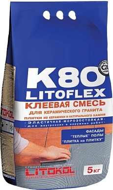 Клей LITOKOL Клей на цементной основе K80 LITOFLEX 5 кг